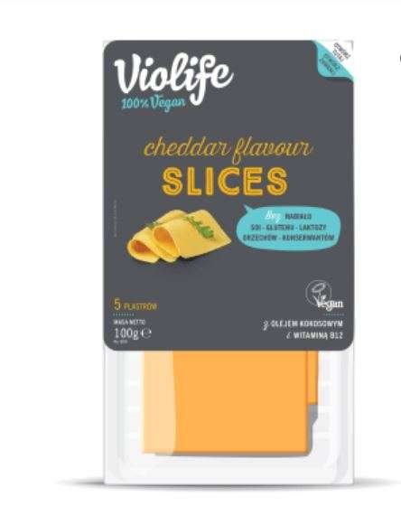 Ser wegański Violife Cheddar flavour, plastry 100g