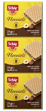 Noccioli, wafelki z kremem z orzechów laskowych (3x21g) 63g Schar