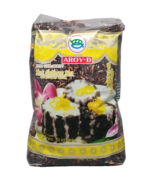 Ryż kleisty czarny Black Glutinous Rice 1kg Aroy-D