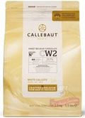 Czekolada belgijska biała pastylki 2,5kg Callebaut