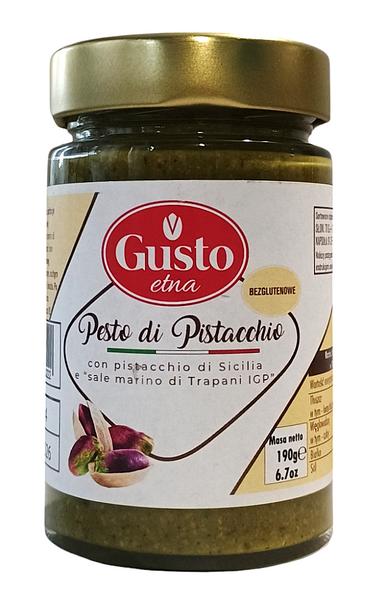 Pesto pistacjowe 190g Gusto Etna