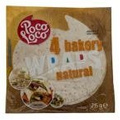 Tortilla pszenna, wraps, natural (4x61g) 245g Poco Loco TERMIN PRZYDATNOŚCI 23-11-2024