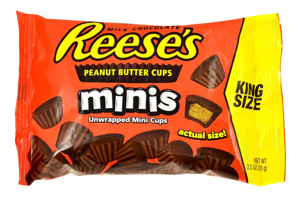 Czekoladki z masłem orzechowym Reese's minis king size 70g