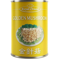  Grzyby Enoki Golden Mushrooms w puszce 425g Royal Orient