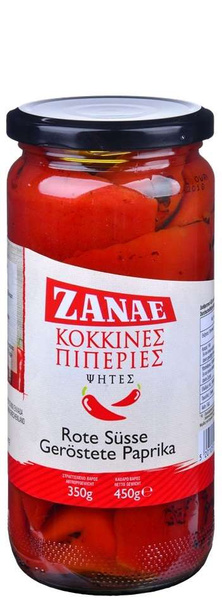 Papryka czerwona grilowana grecka (Florina) 450g Zanae 