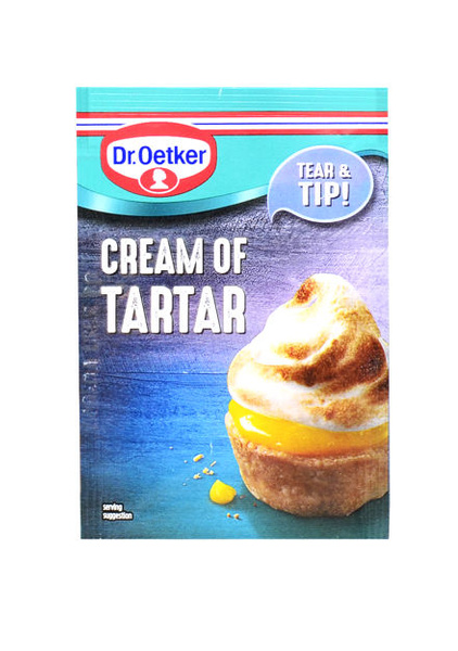 Cream of Tartar - Kamień winny - Winian potasu - 6x5g 