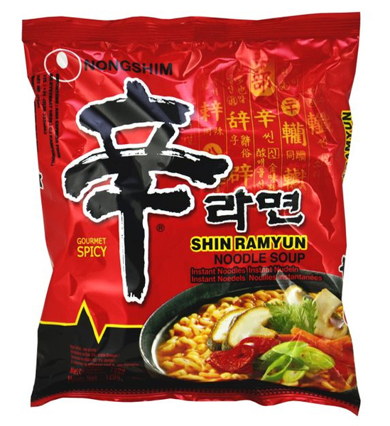 Zupka koreańska Shin Ramyun, instant 120g Nongshim TERMIN PRZYDATNOŚCI 03-01-2025