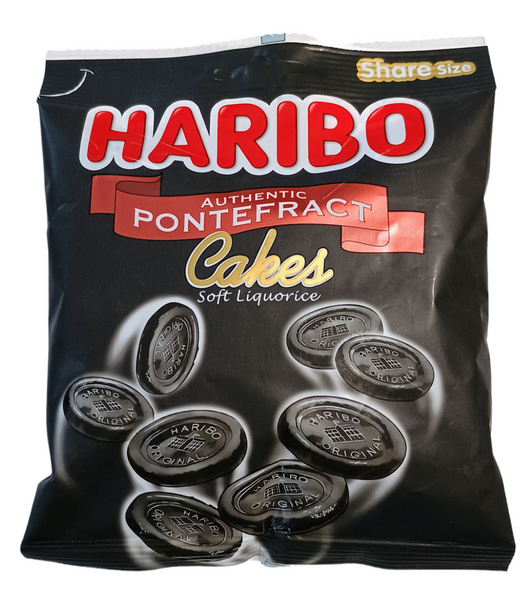 Żelki Liquorice Pontefract Cakes 160g Haribo 