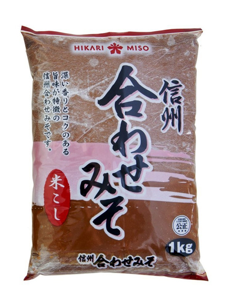 Pasta Miso Awase, ciemna 1kg Hikari Miso