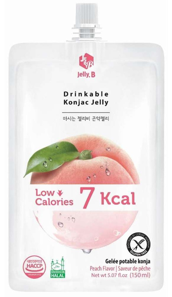 Napój z galaretką Konjac Jelly Drink, brzoskwinia 150ml Jelly. B 