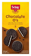 Chocolate O's, ciastka, markizy bezglutenowe 165g Schar