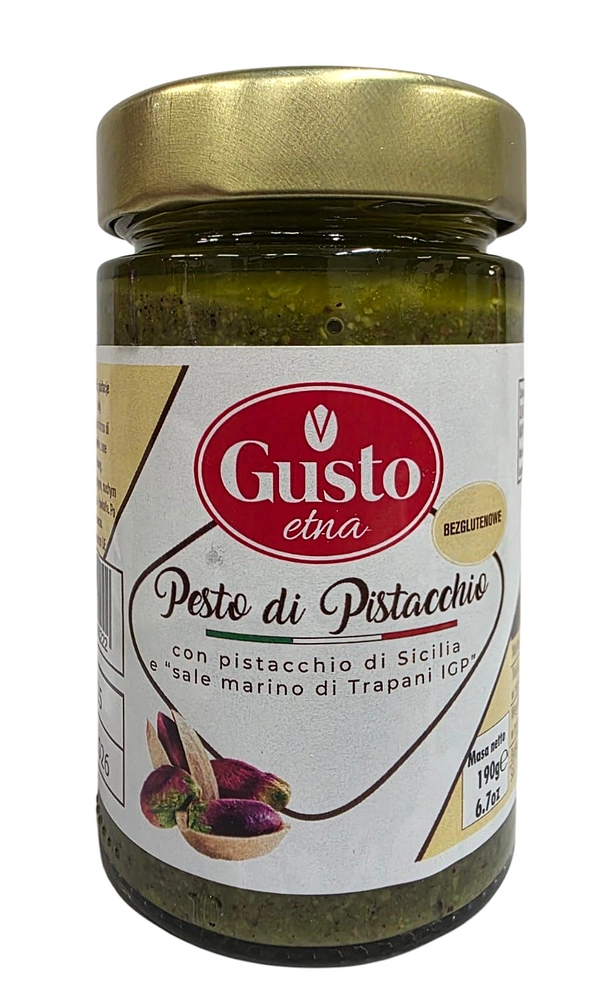 Pesto pistacjowe 190g Gusto Etna pistacje