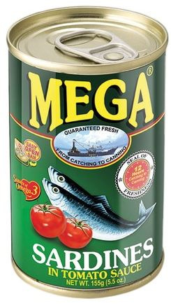 Sardynki w sosie pomidorowym 155g Mega