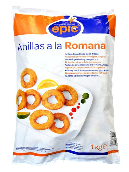 Kalmary panierowane Romana mrożone 1kg Epic 