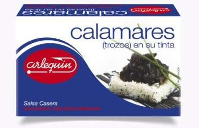 Kalmary w sosie atramentowym 115g (72g) Arlequin