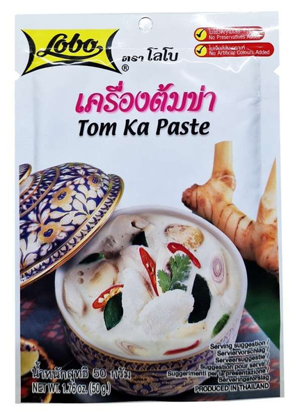 Pasta Tom Ka, koncentrat zupy kokosowej 50g Lobo