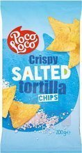 Tortilla chips Crispy, solone 200g Poco Loco TERMIN PRZYDATNOŚCI 25-12-2025