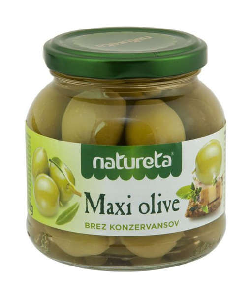 Oliwki zielone Maxi 290g Natureta