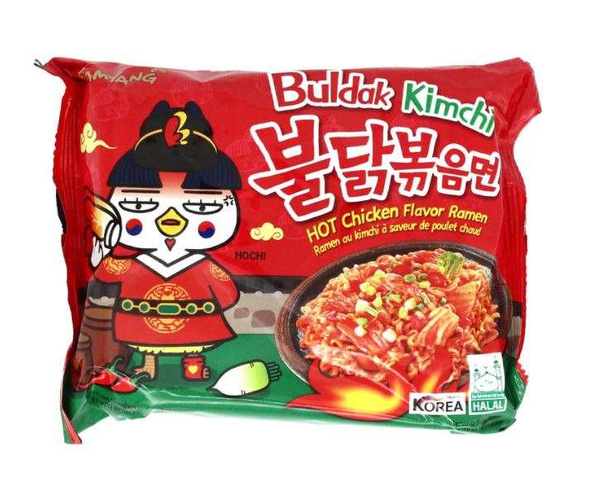 Makaron smażony ostry kurczak Kimchi 135g SamYang