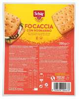 Chleb bezglutenowy z rozmarynem, Focaccia con Rosmarino (3x66g) 200g Schar