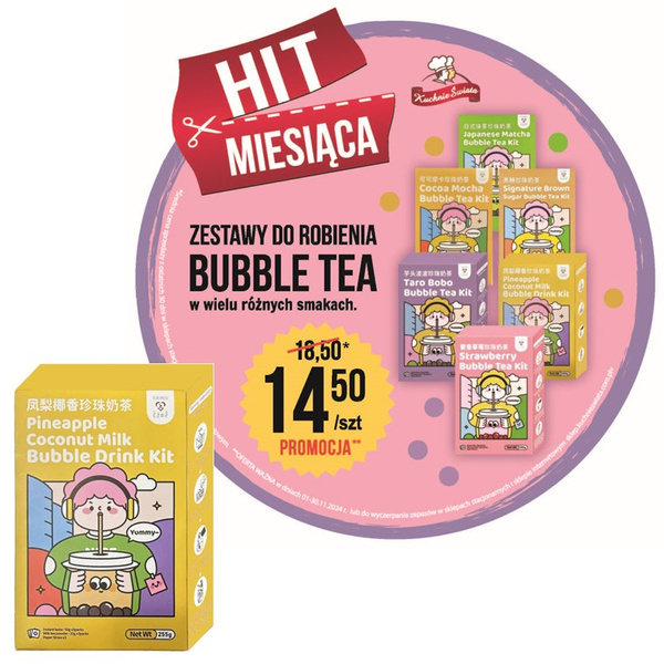 Napój Bubble Pineapple Coco Milk Kit 255g Tokimeki