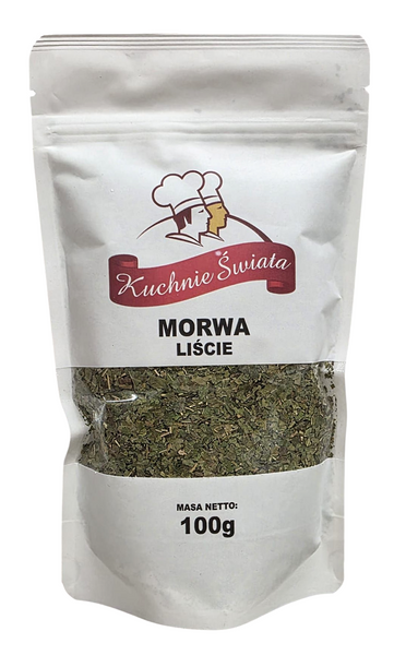 Morwa biała, suszony liść 100g KŚ