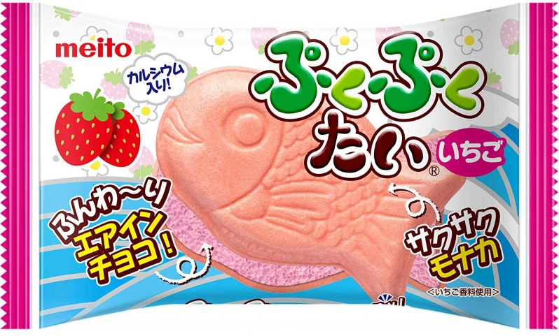 Pukupuku Tai Air-In Strawberry 16,5g Meito pukupuku sklep