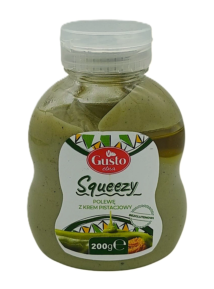 Krem pistacjowy Squezzy 200g Gusto Etna Squezzy topping con spalmable