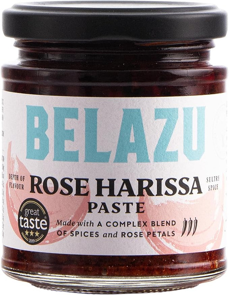Pasta Harissa z płatkami róży 130g Belazu