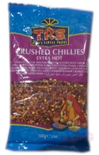 Chilli Crushed płatki 100g TRS, Papryczki chili suszone płatki, super ostre.