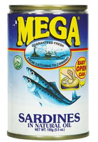Sardynki w oleju z przyprawami 155g Mega