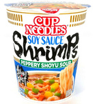 Makaron instant Soy Sauce Shrimps Cup Noodles 67g Nissin
