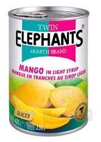 Mango, plastry w lekkim syropie 425g Twin Elephants