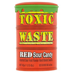 Toxic Waste Red Sour Candy, kwaśne cukierki 42g Candy Dynamics